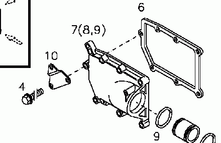 0425 4690 Radiator tank / 0429 4792, 0420 7218-0420 8303-0425 4691-0429 ...